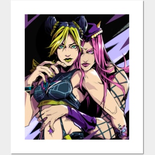 Jolyne & Anasui Posters and Art